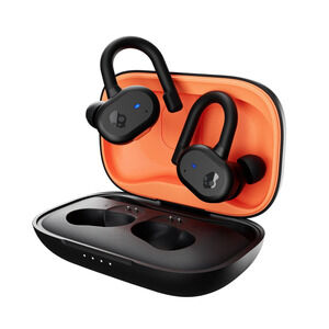 Skullcandy - Push Active True Wireless Sport Earbuds - Black/Orange